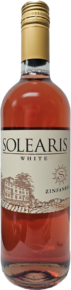 White Zinfandel Solearis bottle